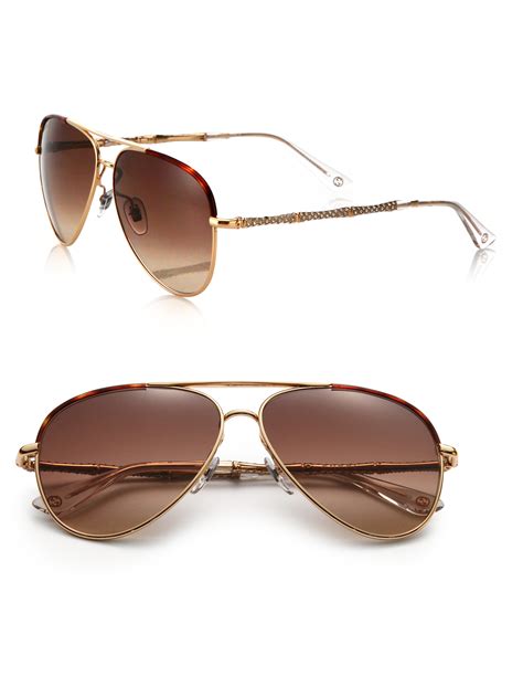 gucci metal glasses|Gucci 59mm aviator sunglasses.